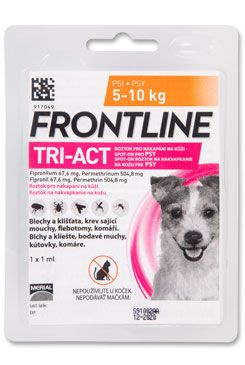Frontline Tri-Act pro psy Spot-on S (5-10 kg)