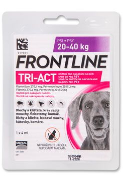 Frontline Tri-Act pro psy Spot-on L (20-40 kg)