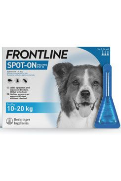 Frontline Spot On Dog 10-20kg pipeta 3x1.34ml