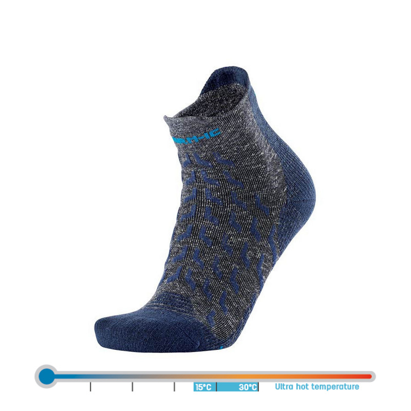 Therm-ic Trekking UltraCool Linen Ankle Grey/Navy 35-38