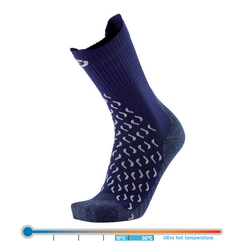 Therm-ic Outdoor UltraCool Crew Blue/White 39-41