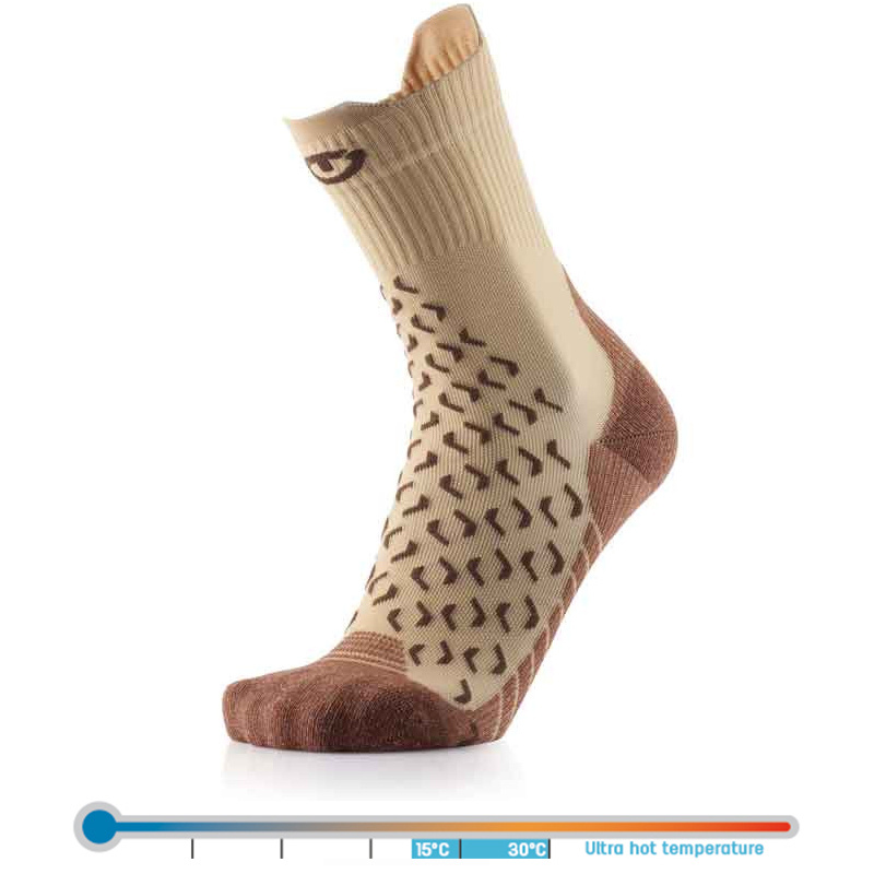 Therm-ic Outdoor UltraCool Crew Beige/Brown 35-38