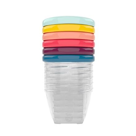 Babymoov Misky s víčky 180ml sada 6ks