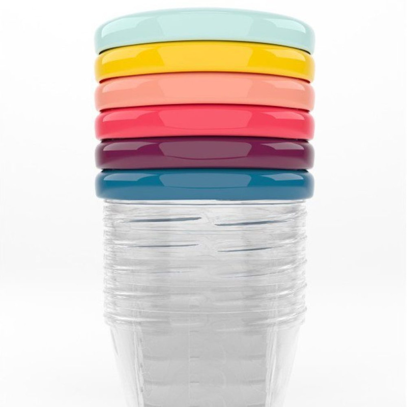 Babymoov Misky s víčky 180ml sada 6ks