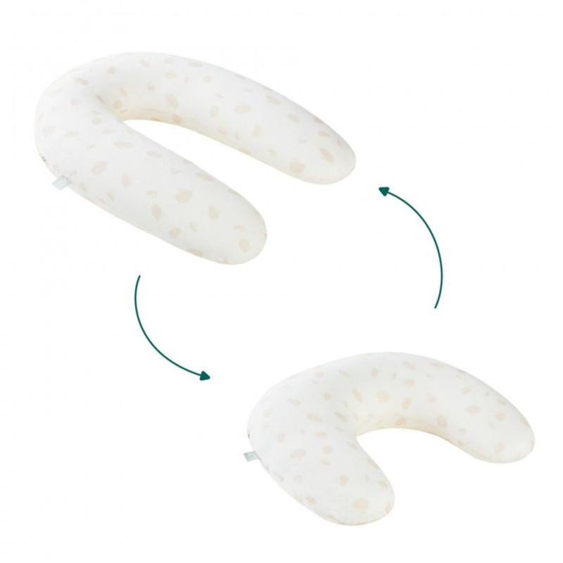 Babymoov Multifunkční polštář B.LOVE 2v1 Vegetal Terracotta - Multifunkční polštář B.LOVE 2v1 Petals Ecru