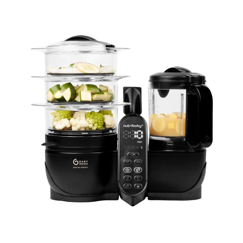 Babymoov multifunkční přístroj Nutribaby+ XL Mineral Black