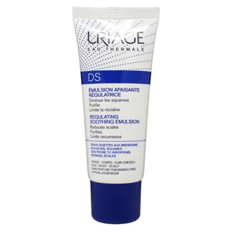 Uriage DS Regulating Soothing Emulsion zklidňující emulze na seboroickou dermatitidu 40 ml