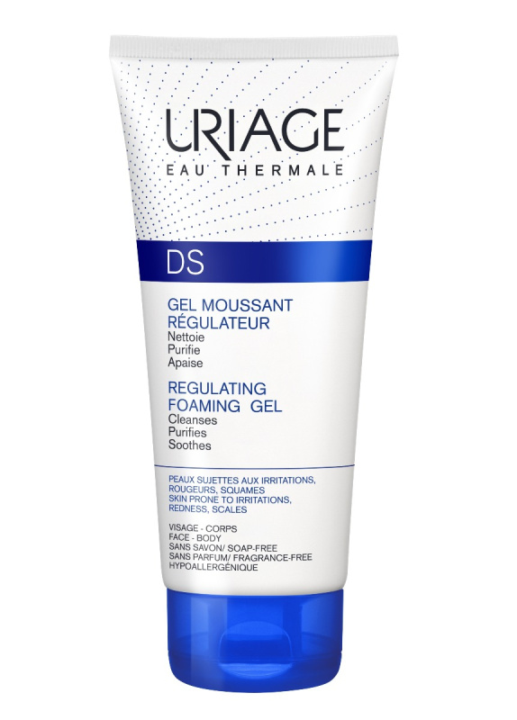 Uriage DS Regulating Foaming Gel zklidňující gel pro suchou a svědící pokožku 150 ml