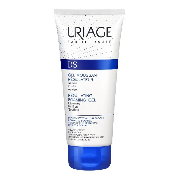 Uriage DS Regulating Foaming Gel zklidňující gel pro suchou a svědící pokožku 150 ml