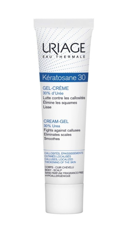 URIAGE Zvláčňující gelový krém Kératosane 30  40 ml