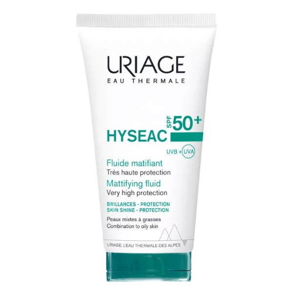 Uriage Hyséac Fluid SPF 50+ matující fluid s hydratačním účinkem SPF 50+ 50 ml