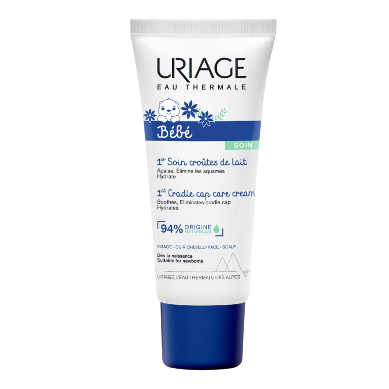 Uriage Bébé 1st Cradle Cap Care Cream zklidňující krém 40 ml