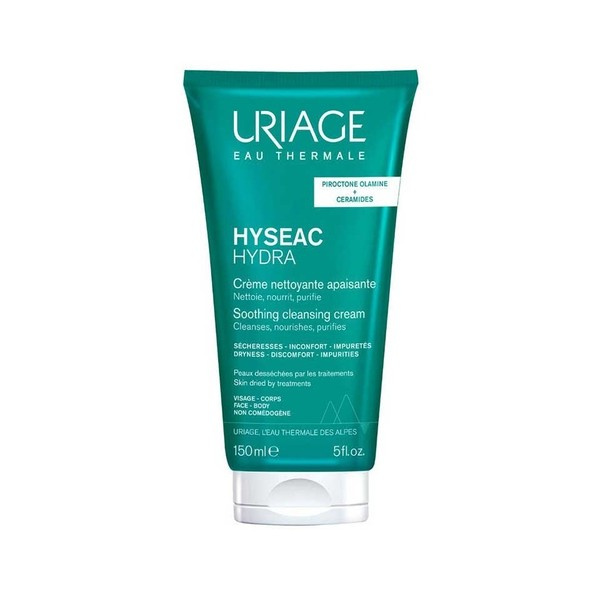 Uriage Hyséac Hydra Soothing Cleansing Cream zklidňující čisticí krém pro pleť s nedokonalostmi 150 ml