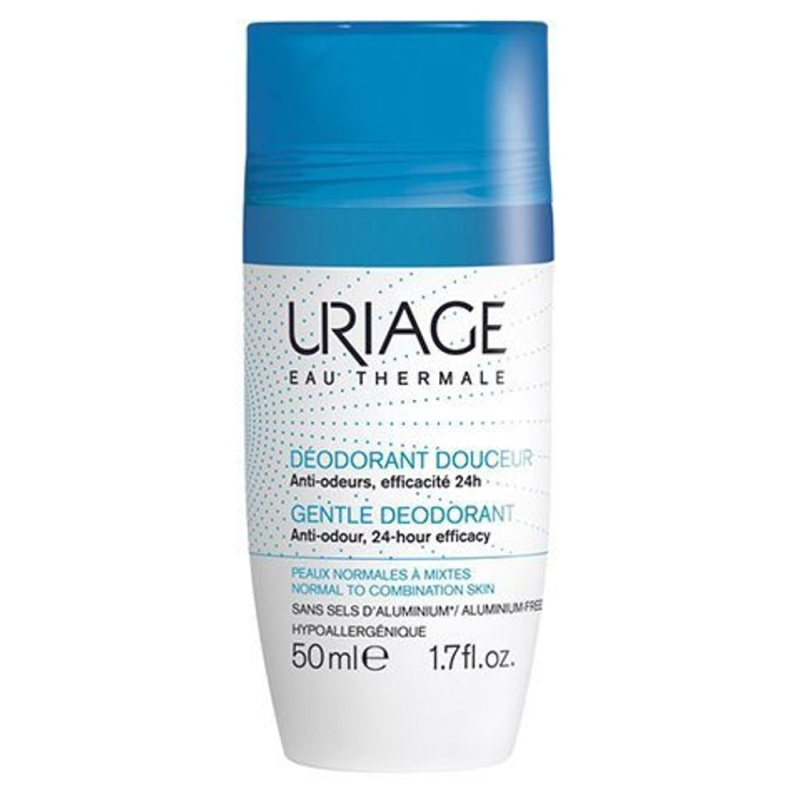 Uriage Hygiène Gentle Deodorant jemný deodorant roll-on bez obsahu hliníku 50 ml
