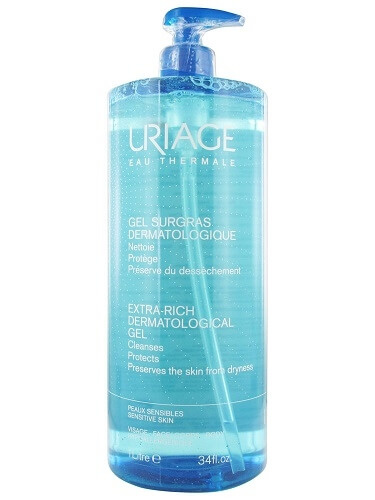 Uriage Hygiène Extra-Rich Dermatological Gel čisticí gel na obličej a tělo 1000 ml