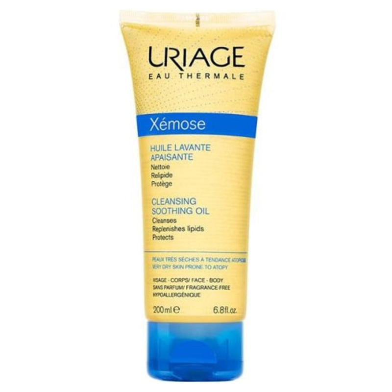 Uriage Xémose Cleansing Soothing Oil zklidňující čisticí olej pro suchou a citlivou pokožku 200 ml