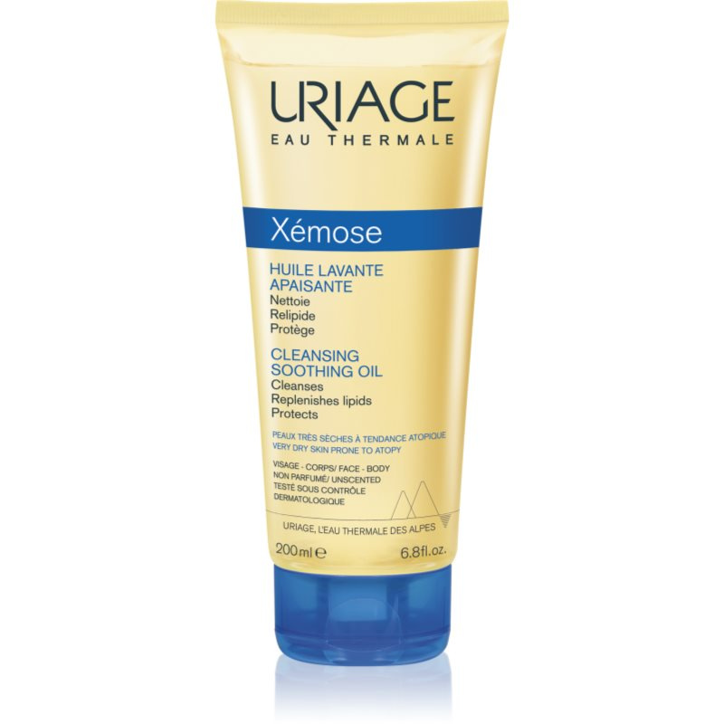 Uriage Xémose Cleansing Soothing Oil zklidňující čisticí olej pro suchou a citlivou pokožku 200 ml