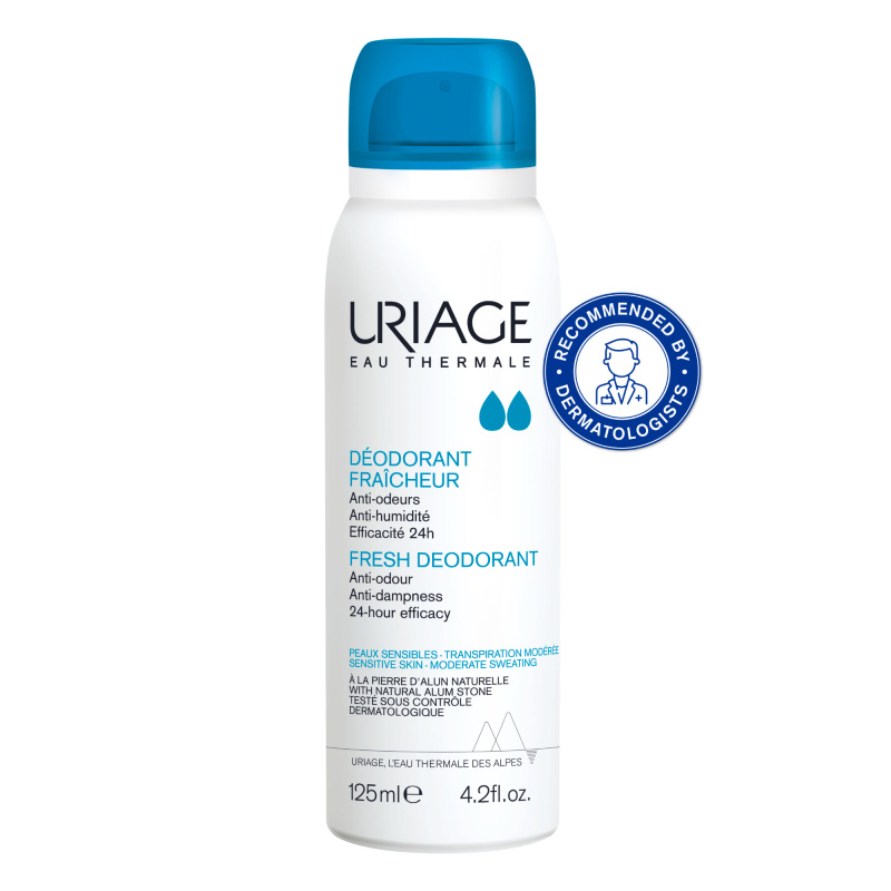 Uriage Hygiène Fresh Deodorant deodorant ve spreji s 24hodinovou ochranou 125 ml