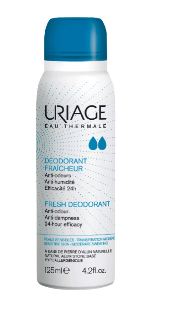 Uriage Hygiène Fresh Deodorant deodorant ve spreji s 24hodinovou ochranou 125 ml