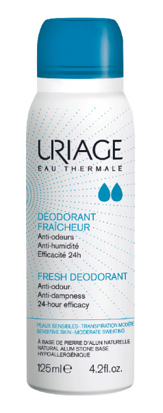 Uriage Hygiène Fresh Deodorant deodorant ve spreji s 24hodinovou ochranou 125 ml