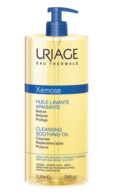 Uriage Xémose Cleansing Soothing Oil zklidňující čisticí olej pro suchou a citlivou pokožku 1000 ml