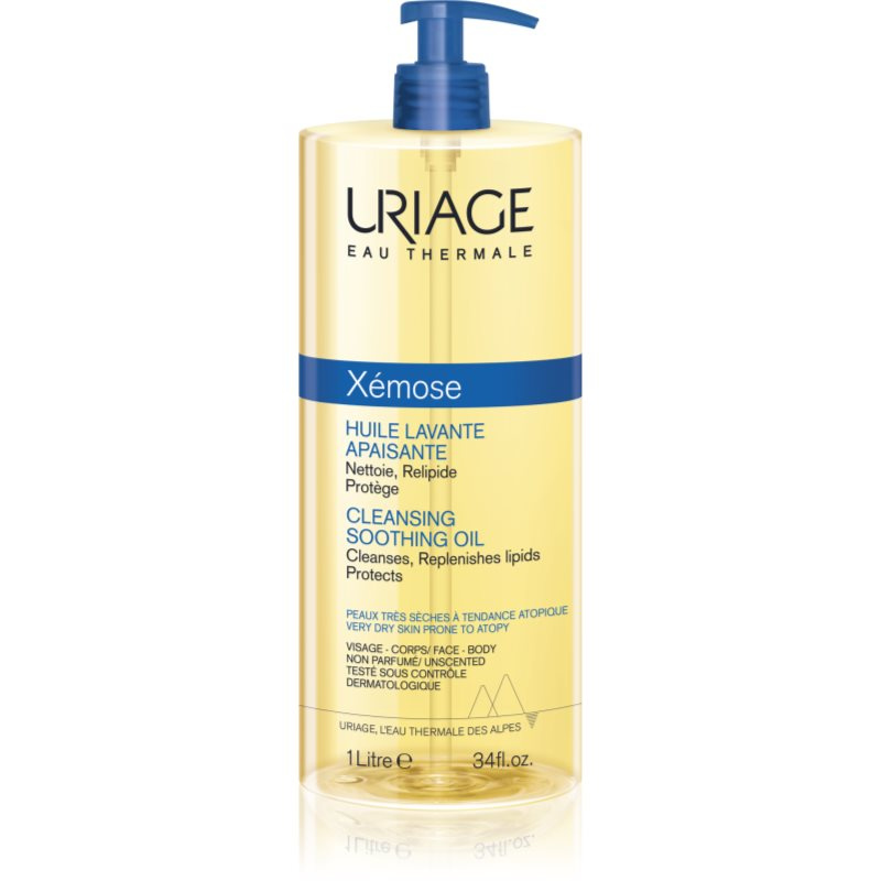 Uriage Xémose Cleansing Soothing Oil zklidňující čisticí olej pro suchou a citlivou pokožku 1000 ml