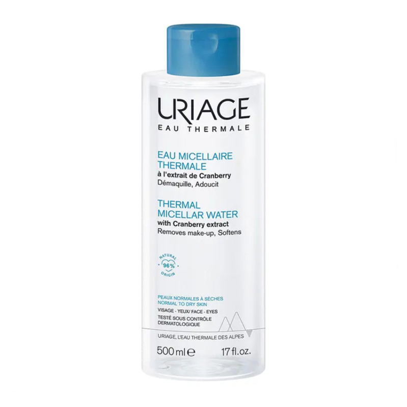 URIAGE Micelární termální voda pro normální až suchou pleť Eau Thermale 500 ml