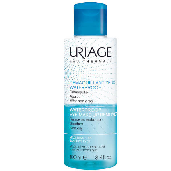 Uriage Eau Thermale Waterproof Eye Make-up Remover odličovač voděodolného make-upu pro citlivé oči 100 ml