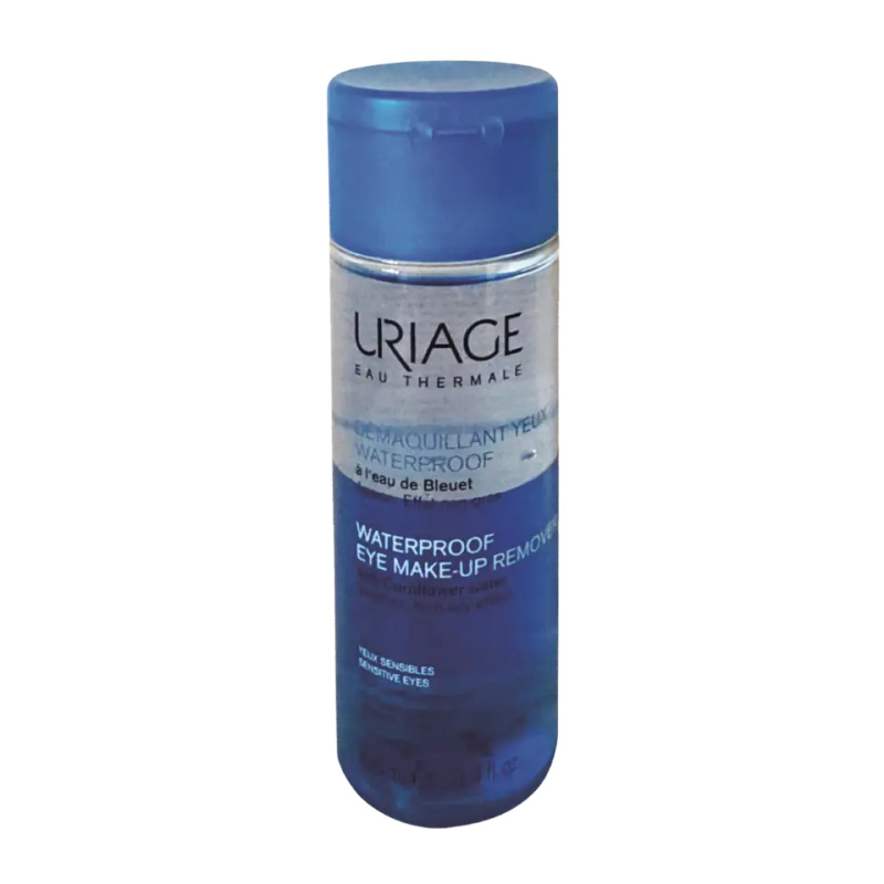 Uriage Eau Thermale Waterproof Eye Make-up Remover odličovač voděodolného make-upu pro citlivé oči 100 ml