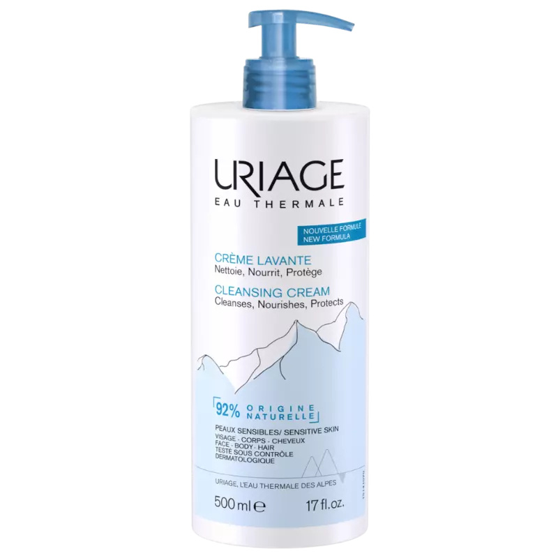 URIAGE Mycí krémový gel bez obsahu mýdla 1000 ml