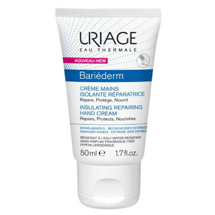 Uriage Bariéderm Cica Insulating Repairing Hand Cream ochranný a reparativní krém na ruce 50 ml