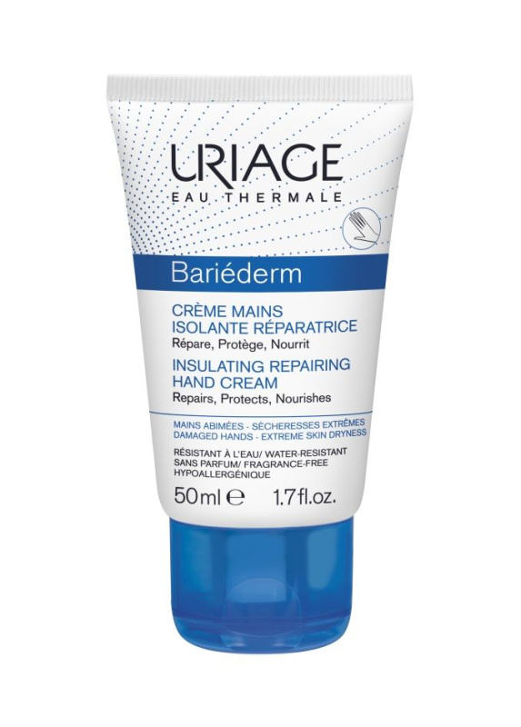 Uriage Bariéderm Cica Insulating Repairing Hand Cream ochranný a reparativní krém na ruce 50 ml