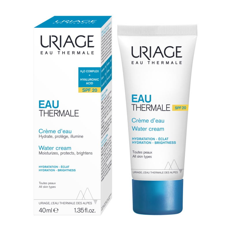 Uriage Eau Thermale Water Cream SPF 20 lehký hydratační krém SPF 20 40 ml