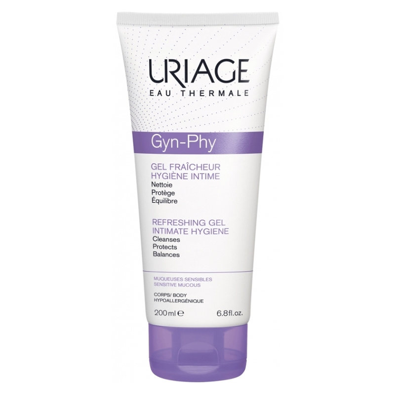 Uriage Gyn-Phy Refreshing Gel Intimate Hygiene osvěžující gel na intimní hygienu 200 ml
