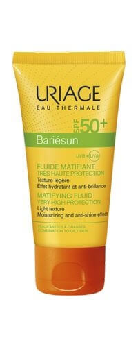 Uriage Bariésun Matifying Fluid SPF 50+ matující fluid s hydratačním účinkem SPF 50+ 50 ml