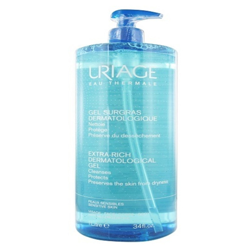Uriage Hygiène Extra-Rich Dermatological Gel čisticí gel na obličej a tělo 500 ml
