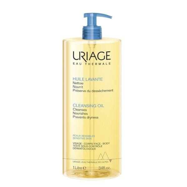 Uriage Hygiène Cleansing Oil mycí olej na obličej a tělo 1000 ml