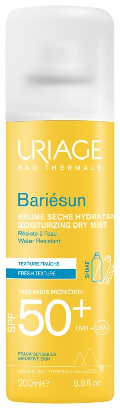 Uriage Bariésun Dry Mist SPF 50+ opalovací mlha ve spreji SPF 50+ 200 ml