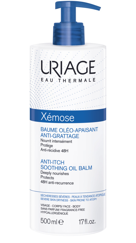 Uriage Xémose Anti-Itch Soothing Oil Balm zklidňující balzám pro velmi suchou pokožku 500 ml