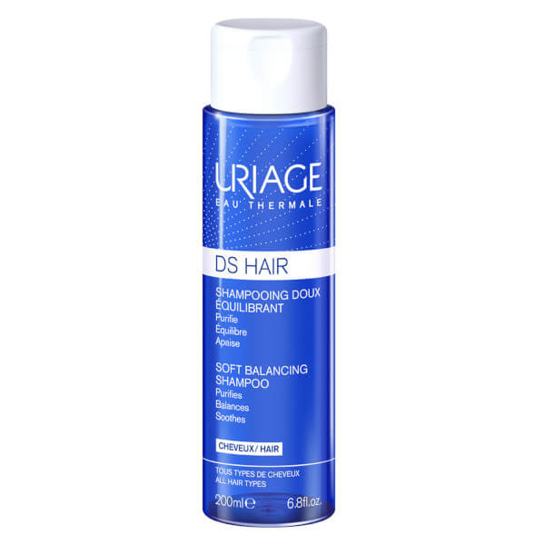 Uriage DS HAIR Soft Balancing Shampoo čisticí šampon pro citlivou pokožku hlavy 200 ml