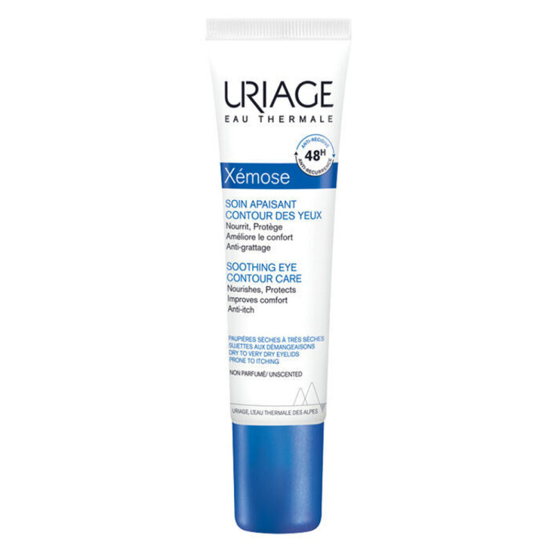 Uriage Xémose Soothing Eye Contour Care zklidňující oční krém pro suchou až atopickou pleť 15 ml