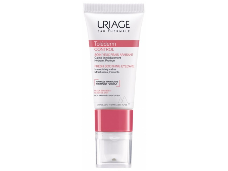 Uriage Toléderm Control Fresh Soothing Eyecare hydratační a zklidňující krém na oční okolí 15 ml