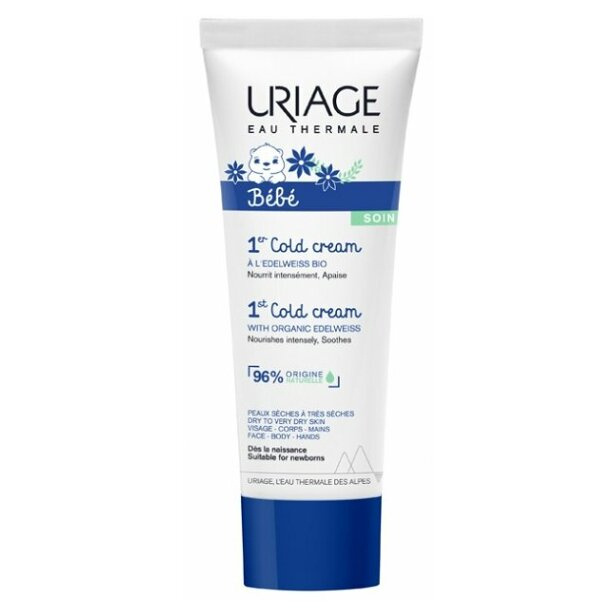 Uriage Bébé 1st Cold Cream vyživující krém na tělo a obličej 75 ml