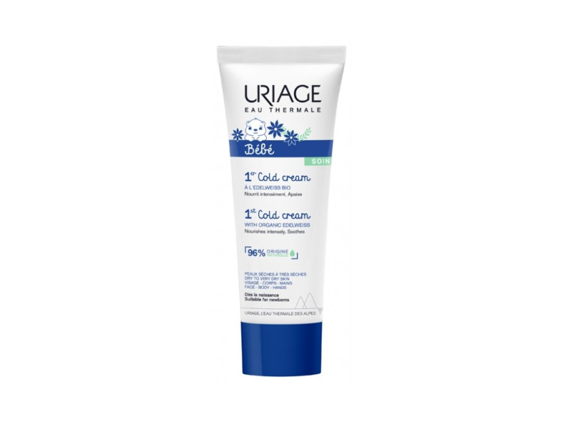 Uriage Bébé 1st Cold Cream vyživující krém na tělo a obličej 75 ml