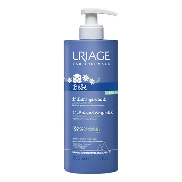 Uriage Bébé 1st Moisturizing Milk hydratační mléko pro děti od narození 500 ml