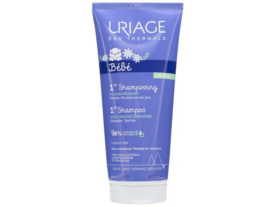 Uriage Bébé 1st Shampoo jemný dětský šampon pro snadné rozčesání vlasů 200 ml