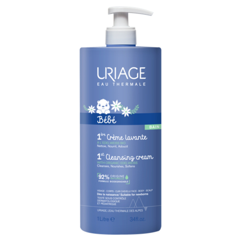 Uriage Bébé 1st Cleansing Cream jemný čisticí krém pro děti od narození 500 ml