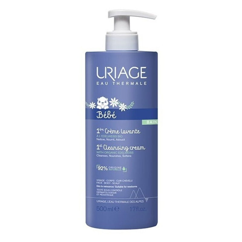Uriage Bébé 1st Cleansing Cream jemný čisticí krém pro děti od narození 1000 ml