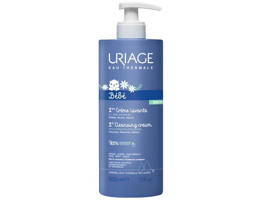 Uriage Bébé 1st Cleansing Cream jemný čisticí krém pro děti od narození 1000 ml