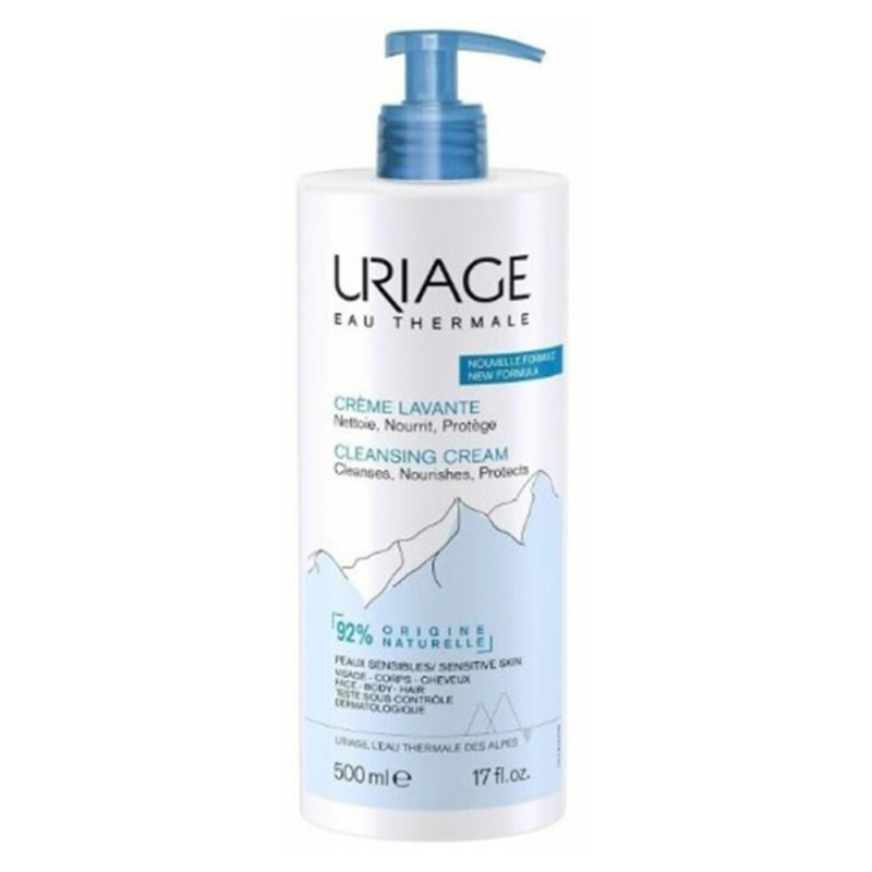 Uriage Hygiène Cleansing Cream vyživující čisticí krém na tělo a obličej 500 ml